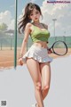 Hentai - Radiant Grace on the Tennis Court Set.2 20250207 Part 7